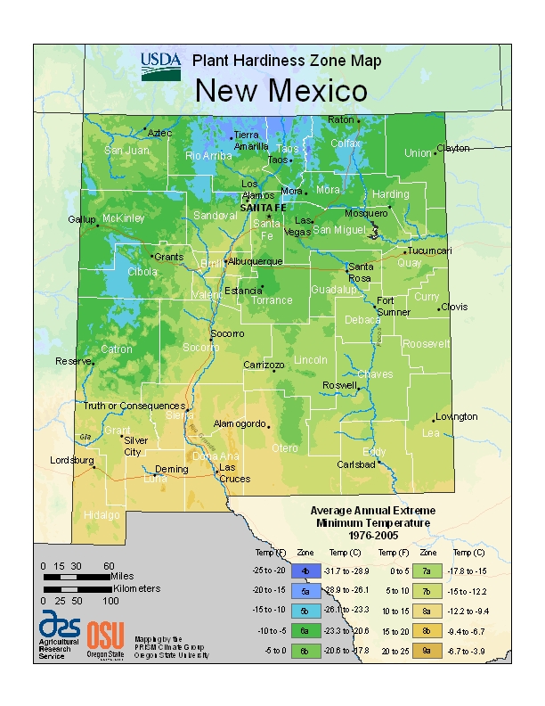 Planting Zones Washington State USDA Hardiness Zone Map